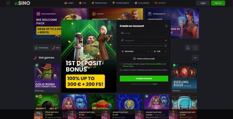 Best asino casino login in Germany